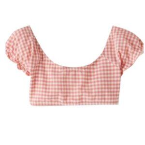 NWT - Zara Pink Bikini Top - Sz 11-12